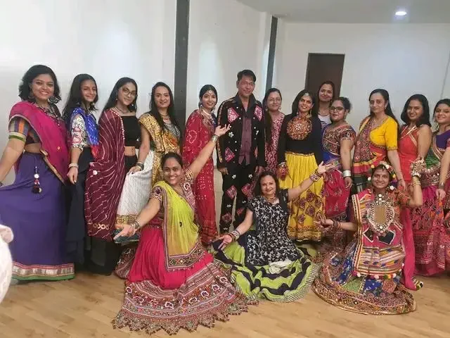 garba with raj sinejia