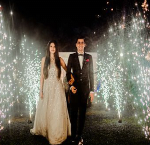 Bride and groom couple dance choreography at wedding in ahmedabad